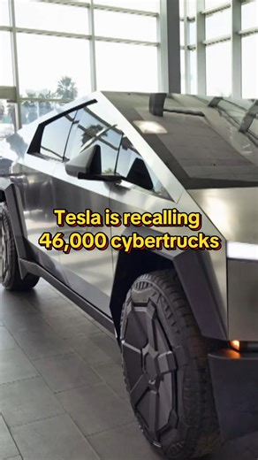 Tesla is recalling 46,096 Cybertruck vehicles due to a cosmetic issue that could turn into a road hazard. | CBS Evening News