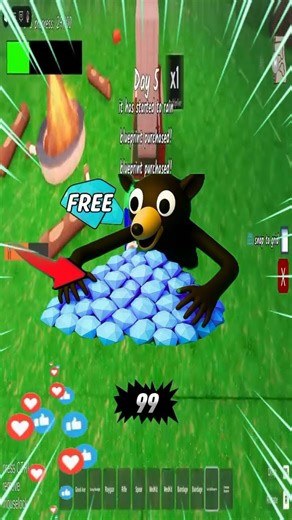 NEW “SECRET CODE” in 99 NIGHTS IN THE FOREST on ROBLOX! 💎 7