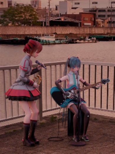 ミクテトのストリートライブ｜初音ミク＆重音テトの3DCG曲