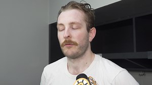 23K views · 970 reactions |  Linus Ullmark on his 31-save SO in Nashville: "It was a team game in front as well. Played a full 60 minutes, showed that we don't get frustrated easily and we stick with it. We did a great job penalty killing as well. Couple clutch goals from CC and Pav. That was really nice." | Boston Bruins | Facebook