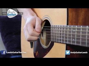 Falling Slowly (from 'Once') Glen Hansard Guitar lesson - Easy Guitar Picking