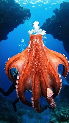 Octopus Trapped in Fishing Net Saved by Divers #wildlife #animals #rescue