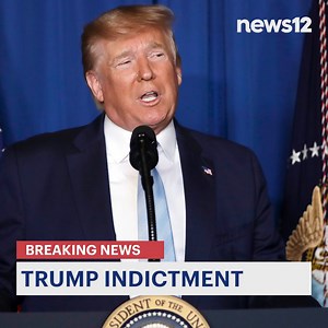 1.5K views · 30 reactions | BREAKING NEWS: New York court officials say former President Donald Trump will be arraigned Tuesday afternoon at Manhattan courthouse - https://bit.ly/3U2T9Xo | News 12 New Jersey | Facebook
