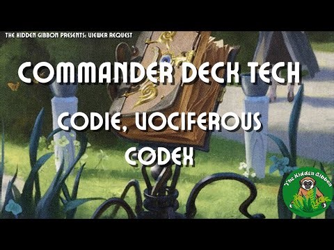 Codie, Vociferous Codex | Combo, Budget | MTG Commander Deck Tech | Viewer Request