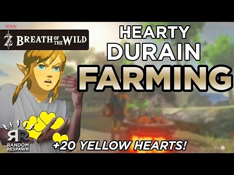 Zelda: Breath of the Wild - Hearty Durian Farming (Easy +20 Yellow Hearts!)