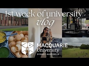 1st week as a student in Macquarie University, Sydney 🇦🇺 | Got lost 🥲 | Student Life ✨