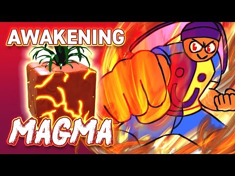 AWAKENING MAGMA FRUIT (TUTORIAL + REVIEW) BLOX FRUITS