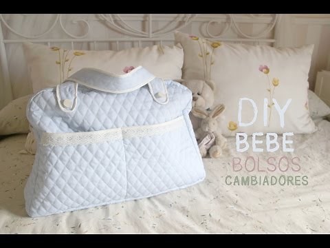 DIY Bebé: Cómo hacer una bolsa para pañales (patrones gratis)