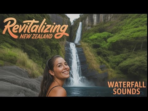 NEW ZEALAND Forest Waterfall Sounds for Study and Sleep