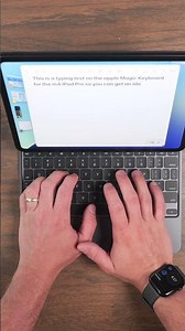 ASMR Typing test on the Magic Keyboard for Apple iPad Pro M4