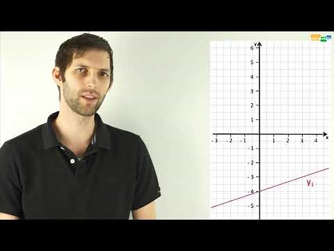 Lineare Funktionen graphisch bestimmen - mit Steigungsdreieck und y-Achse - 2 Beispiele