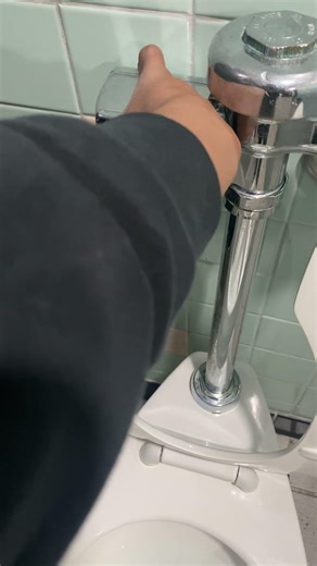 Automatically Flushing a Kohler Highcrest at Six Flags Over Georgia