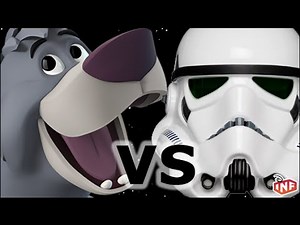 Baloo vs Star Wars Imperial Troopers Disney Infinity