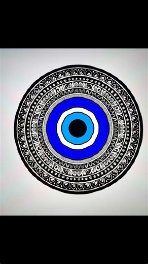 Mandala Digital Art 1 🧿 #evileye #mandala art#digitalart #ipadart #procreate #digitalmandalaart