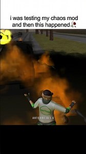 random gta moment💀 - chaos mod gone wrong🤣 #shorts #gta #gtasanandreas #gtasa