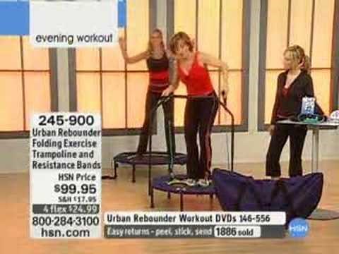 Urban Rebounder Folding Exercise Trampoline