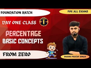 Percentage Basic Concepts #percentage
