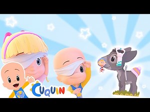 My little donkey. Cleo and Cuquin Nursery Rhymes to sing along | Familia Telerin karaoke for kids
