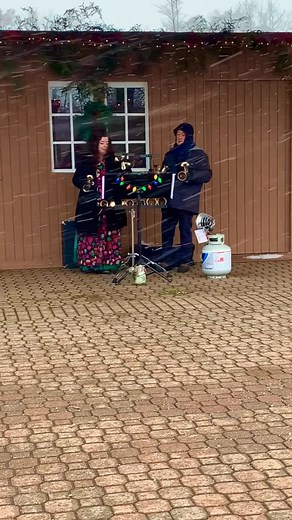 6.3K views · 259 reactions | Just a couple more days until we play handbell duets at the Kerstmarkt-Holland! Is it okay to hope for no snow this Friday evening? 藍❄️ #Handbells #MildInsanity #ChristmasMarket #Michigan | Larry and Carla - Choraegus | Facebook