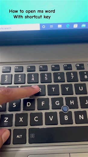 Ms word shortcut key how to open ms word with short trick #windows #symbols #msword