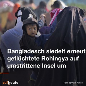 29K views · 326 reactions | Bangladesch hat knapp 1.800 weitere Rohingya-Flüchtlinge auf eine Insel gebracht, die während der Monsunsaison heftigen Stürmen und Überflutungen ausgesetzt ist. | ZDF heute | Facebook