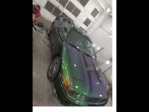 How to paint a chameleon-colored car step by step