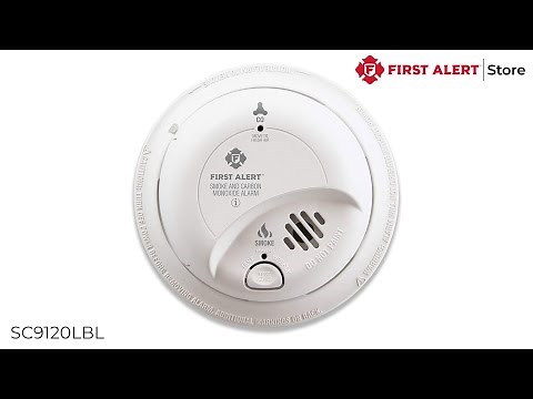 First Alert Hardwired Combo Smoke & Carbon Monoxide Alarm with 10-Year Battery Backup - (SC9120LBL)