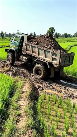 Dump Truck Mud Run! Extreme Off-Road Work
