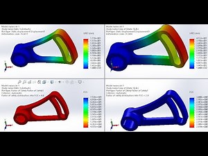 SolidWorks Simulation Tutorial | Static Study | Factor of Safety Analysis |