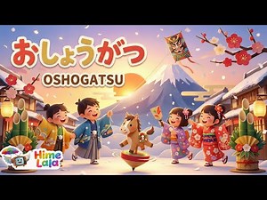 お正月（もういくつねると）｜歌詞付き｜童謡・こどものうた・お正月ソング｜3Dアニメ（The New Year）