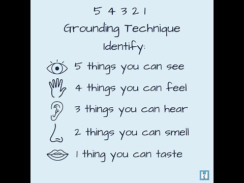 Grounding Technique - 5,4,3,2,1