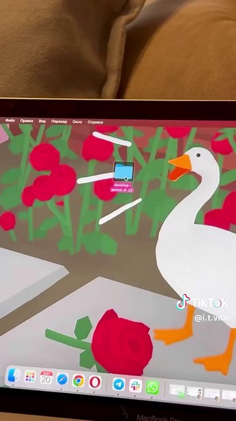 Гусь на рабочем столе: управление вашими мемами