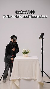 How to control your AD200ProII with V100?👇 🌟 Scene 1: V100 as the master, triggering the AD200ProII for a dynamic two-light effect. 🌟 Scene 2: X3 as the master, triggering the V100 for a clean single-light setup. #godox #flash #photography #flashphotography #godoxv100 #godoxlights | Godox Global