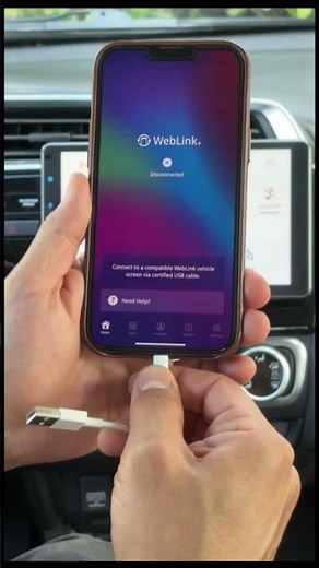 Connecting WebLink Between Your Smartphone and Head Unit