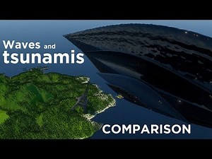 WAVES and TSUNAMIS Comparison - 3D