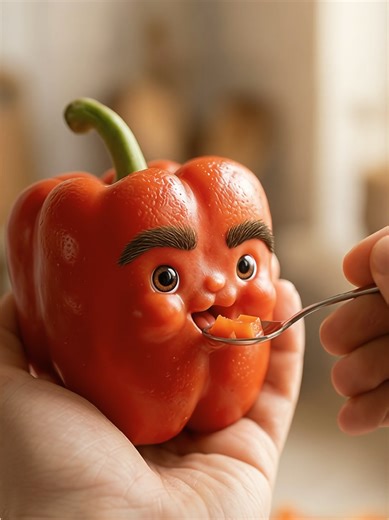 bell pepper eating asmr🫑🥵 #viral #foryoupage❤️❤️ #fyp #trending #asmr