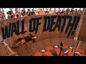Most Dangerous Stunts on a Motorcycle - Wall of Death!