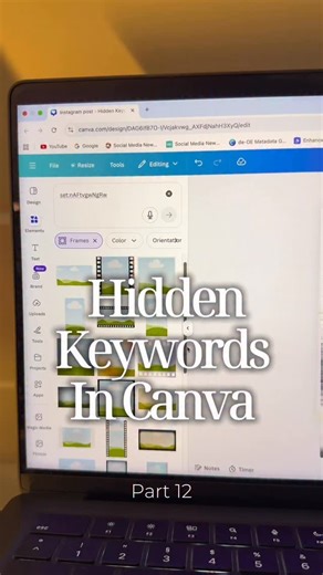 Everlin Piccinini | Brand Designer on Instagram: "Some more super cool Canva Keywords for elements that are difficult to find without knowing their set codes. Designs by some other amazing Canva creators and myself. Here are the codes for you: set:nAFtvgwNgRw set:nAFfnknwZCI set:nAFNegY_3-o set:nAFQx_BYJ3c Hope you will use them 🙌🏻 #canva #canvassador #canvakeywords #contentcreator #canvadesigner #graphicdesign #canvaelements #canvahacks"