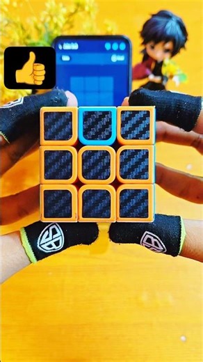 Simple 3by3 Fibre Cube Solved By App 🤯😱 #viral #rubikscube #viral #shorts 🤩🤩
