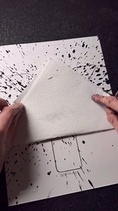 Neon Splatter in the Shape of Y