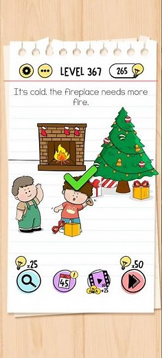 Brain Test Level 367 Solution & Walkthrough | Tricky Puzzles (Android & iOS Shorts)