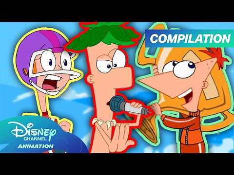 Phineas and Ferb Summer FULL Episodes! ☀️ | Challenges & Competitions | ‪@disneychannelanimation‬