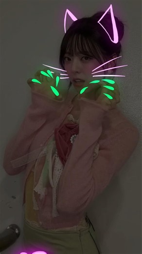CATGIRL🐈 YUNA + YENA "catch catch" glow effects #itzy #yena