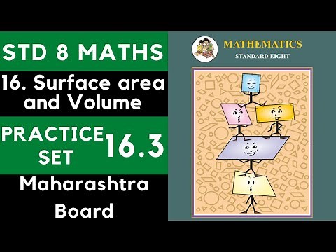 Class 8 Practice Set 16.3 |Chapter 16 Surface Area and Volume |8th Maths| Volume of Cylinder | Std 8