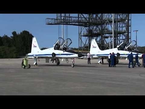 Final Space Shuttle Discovery Crew Arrives at NASA's Kennedy Space Center for STS-133 Launch