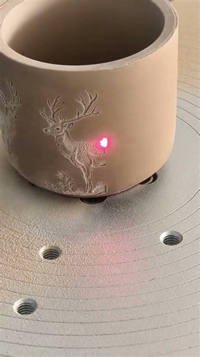 How to laser ceramics ❤️ ••• Follow @laser_engraving_machine for more!