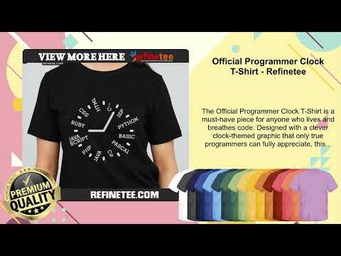 Official Programmer Clock T-Shirt