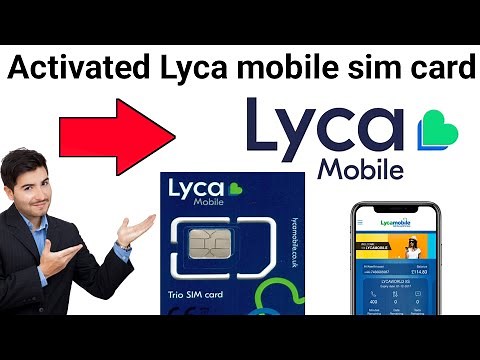 How to activate lycamobile sim card uk 2023 tutorial