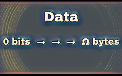 数据从0比特到绝对无穷字节