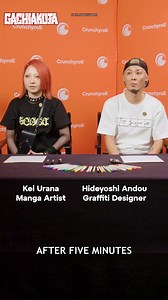 We challenged #Gachiakuta manga artist Kei Urana and graffiti designer Hideyoshi Andou to create two unique shikishi art in under 10 minutes! How did they do? 🔥 | Crunchyroll